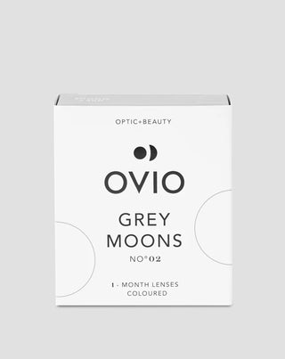 Ovio pilki platinos spalvos kontaktiniai lęšiai Grey Moons Nr.2 - 1