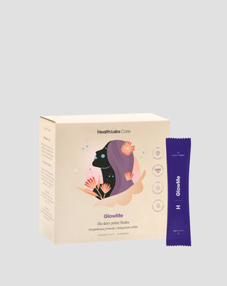 Odą gerinantis maisto papildas su kolagenu ir vitaminais, kurį pateikė GlowMe Health Labs Care - 1