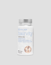 Plaukų slinkimas ir plaukų augimo tabletės moterims Hairvity Halier 60 kapsulių