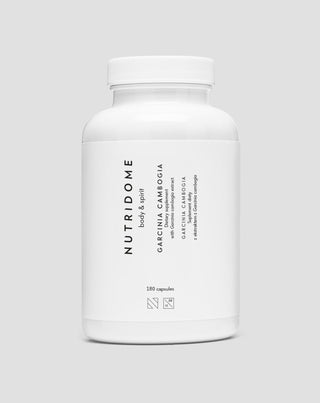 Garcinia garsinijos 1500 mg/dieną virškinimo palaikymo tabletės Nutridome 180 kapsulių - 1