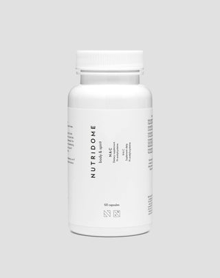 NAC N-acetilcisteinas stiprus antioksidantas regeneracijos palaikymo maisto papildas Nutridome 60 kapsulių - 1