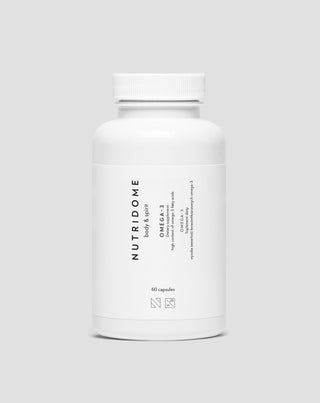 Nutridome Omega-3 imunitetui ir normaliam smegenų, širdies ir regėjimo funkcionavimui (60 kapsulių)