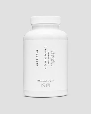 Vitaminai D3+K2 su inulinu skeleto sistemai ir imunitetui palaikyti Nutridome 180 vnt.