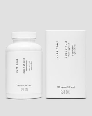 Colostrum 1000 mg per dieną imunitetui, veršelių pirmasis pienas su vitaminais ir mineralais Nutridome 180 vnt.