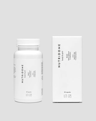 NAC N-acetilcisteinas stiprus antioksidantas regeneracijos palaikymo maisto papildas Nutridome 60 kapsulių - 2