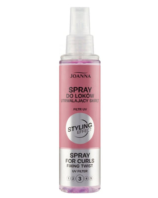 Garbanų fiksavimo purškalas su UV filtru Styling Effect Joanna