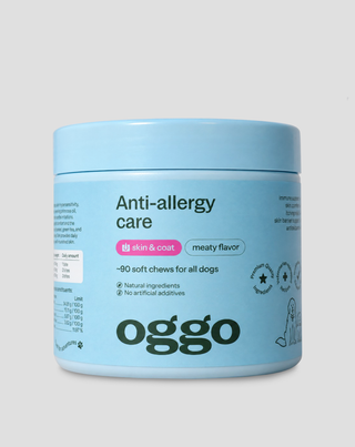 Papildomas ėdalas šunims alergijoms ir jautriai odai Anti-Allergy Care Oggo 180 g
