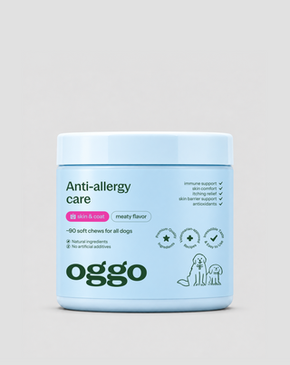 Papildomas ėdalas šunims alergijoms ir jautriai odai Anti-Allergy Care Oggo 180 g - 1