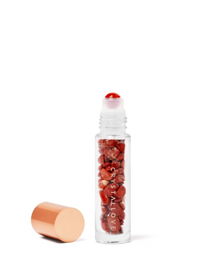Crystallove aliejaus buteliukas su kristalais - raudonasis jaspis 