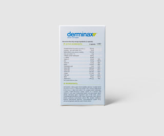 Derminax tabletės nuo spuogų, inkštirų ir netobulumų su cinku, vitaminu C, E ir B2 - 5