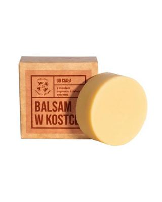 Kūno losjonas batonėlyje su cupuacu sviestu ir žaliąja citrina, Mydlarnia Cztery Szpaki - 1