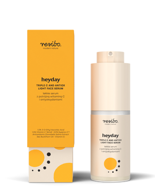 Heyday maitinamasis, skaistinamasis veido serumas su antioksidantais ir trigubu vitaminu C 30 ml Resibo Resibo - 1