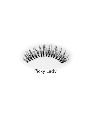 Bamm!lashes daugkartinio naudojimo 2d dirbtinės blakstienos lengvos ir minkštos Picky Lady - 2