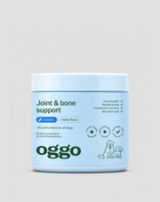 Papildas didelių veislių, aktyvių, vyresnio amžiaus šunų sąnariams ir kaulams Joint & Bone Support Oggo 180 g
