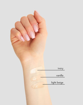 Nutridome drėkinamasis BB veido kremas SPF 50 su hialurono rūgštimi ir vitaminu C (03 Light Beige) - 3