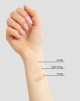 Nepermatomas veido kremas su kolagenu ir natūraliais aliejais SPF 48 02 Light Beige Nutridome - 2