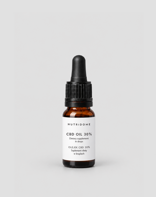 CBD aliejus 30% lašeliais, broad spectrum be THC su CBG ir CBN Nutridome