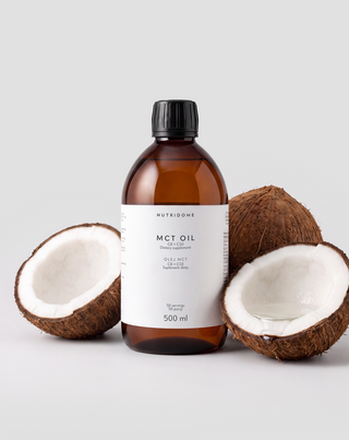 MCT aliejus C8+C10 energijai ir koncentracijai palaikyti Nutridome