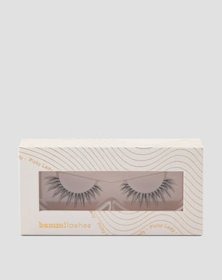Bamm!lashes daugkartinio naudojimo 2d dirbtinės blakstienos lengvos ir minkštos Picky Lady - 1