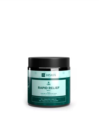 CBD gelbėjimo tepalas sausos odos priežiūrai su kanapių aliejumi Rapid Relief HiSkin - 1