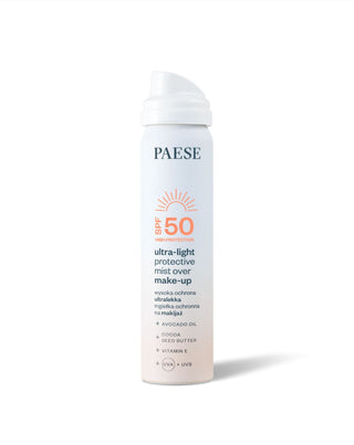 Itin lengvas apsauginis makiažo rūkas su apsauga nuo saulės SPF50 