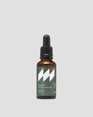 Monolit barzdos aliejus su argano aliejumi ir vitaminu E minkštinantis ir puoselėjantis barzdą - 1
