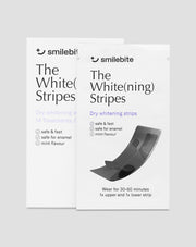The White(ning) Stripes Smilebite dantų balinimo juostelių rinkinys, 28 vnt.