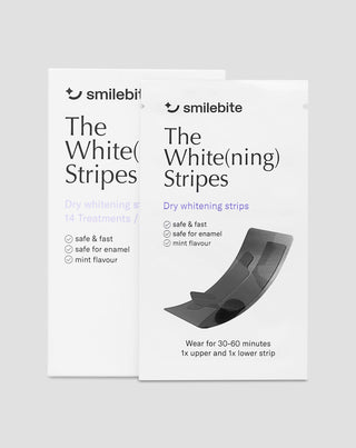 The White(ning) Stripes Smilebite dantų balinimo juostelių rinkinys, 28 vnt. - 1