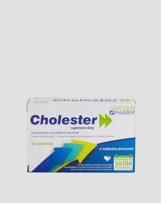 GardenPharm kapsulės normaliam cholesterolio kiekiui palaikyti Cholester (30 kapsulių) - 1