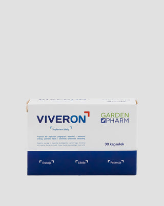 GardenPharm libido ir potencijos kapsulės su ženšeniu ir gysločiu Viveron (30 kapsulių) - 1
