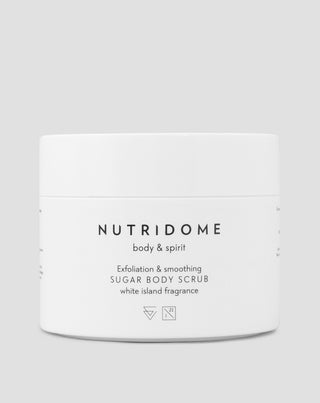 Cukrinis kūno šveitiklis odos glotninimui Nutridome 250 g