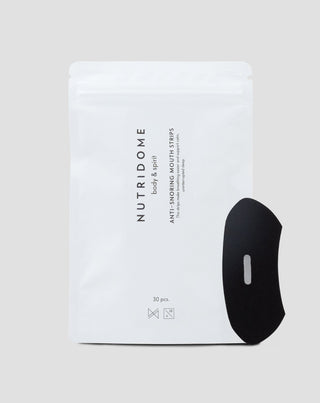 Nutridome natūralus bambuko šilko pleistras nuo knarkimo 30 vnt.