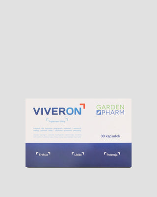 GardenPharm libido ir potencijos kapsulės su ženšeniu ir gysločiu Viveron (30 kapsulių) - 1