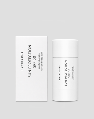 mineralinis SPF 50 filtras veidui ir kūnui, drėkinimas ir UVB, UVA apsauga nutridome_2