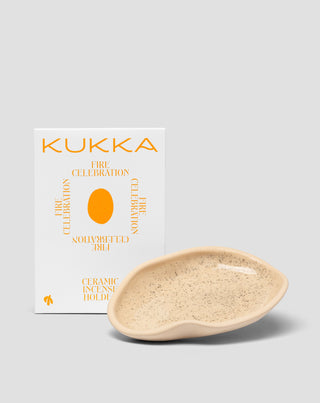 Kukka rankų darbo keramikinė smilkalų lėkštutė Palo santo - 1