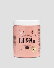 "Lili&amp;Mu" ožkų pieno vonios milteliai mamoms su simondsijų aliejumi ir pantenoliu