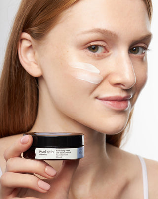 Mel Skin normalizuojantis kremas probleminei odai su juodųjų kmynų aliejumi - 3