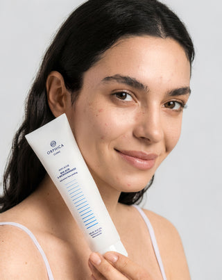 Šveitiklis veidui nuo spuogų su niacinamidu, pantenoliu, BHA ir mikrogranulėmis Anti-Acne Orphica Clinic