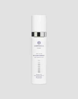 Naktinis serumas, palaikantis spuoguotos odos regeneraciją Anti-Acne Orphica Clinic 50 ml